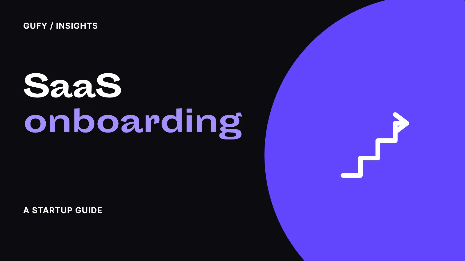 SaaS onboarding — Gufy insights.