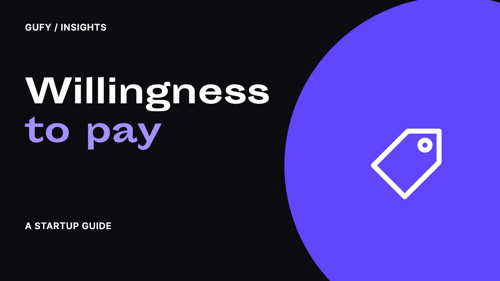 Willingness to pay — Gufy insights.